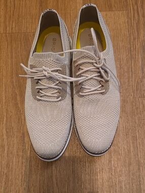 Cole Haan Women's Beige Knit Lace-Up Sneakers